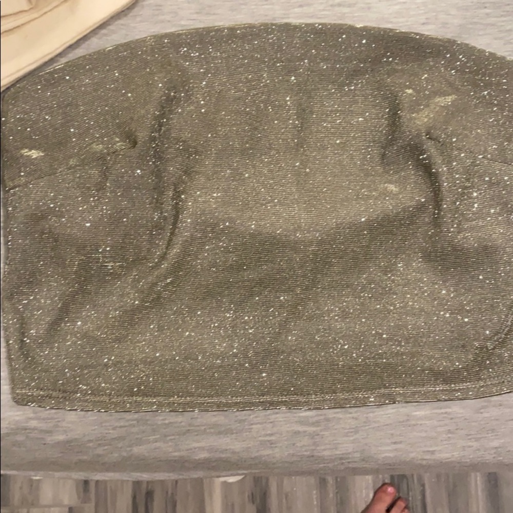 Sparkle tube top